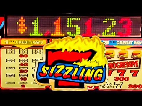 Classic Old School Sizzling 7s 3 Reel Slot