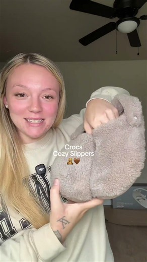 Crocs cozy slippers are back in stock! Crocs slippers Crocs #TikTokshopcreatorpicks