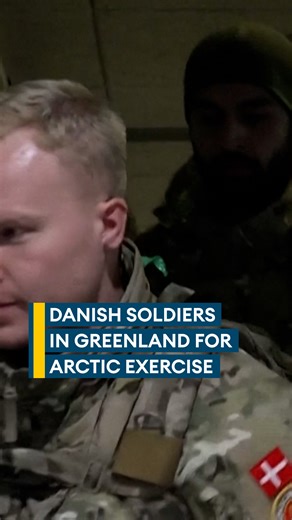 Danish troops have arrived in Greenland to take part in an exercise alongside NATO allies❄️🪖 The deployment comes as US President Donald Trump seeks control of the region | Forces News