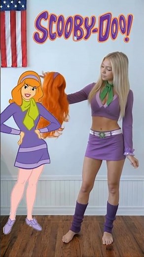 Daphne transformation from Scooby Doo 🔍💜 Would you do it for a Scooby Snack? Should Velma be next? •
