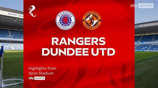 Rangers 4-2 Dundee United | Scottish Premiership Highlights