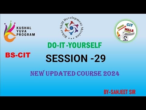 GUIDED DO IT YOURSELF SESSION 29| BS-CIT SESSION 29|Do it yourself