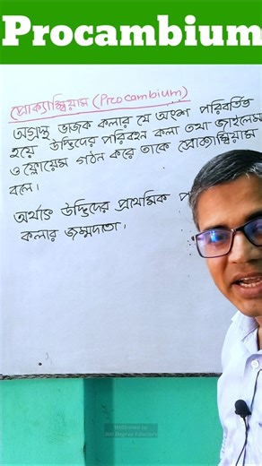 What's Procambium #biology #biologyclass #biologynotes #biology #sscbiology #education #procambium