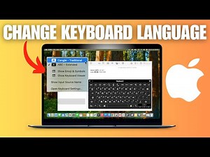 How To Change Keyboard Language on MacBook (macOS Tutorial) | Beginner Guide (2025)