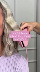 Grey hair turning yellow after styling? 👀 You’re not imagining it - We’ve broken down exactly why it happens and how to fix it step by step so your grey stays bright, clean and cool 🤍 | Mermade Hair