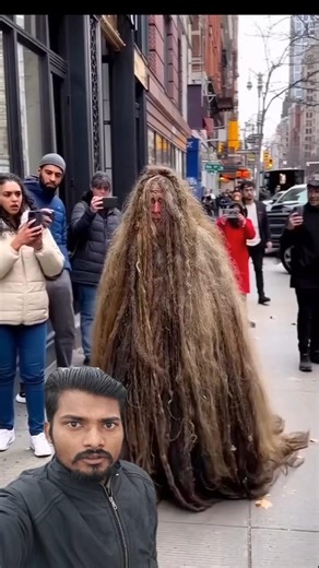 The entire body is covered in hair 😱 | #trending #viralvideo