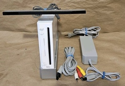 Nintendo Wii White Video Game Console System - RVL-001 GameCube Compatible WORKS | eBay