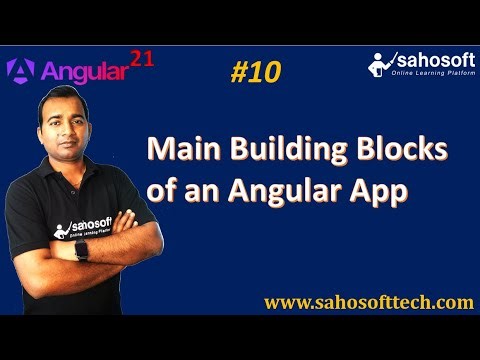 Main Building Blocks of an Angular 21 application | Angular 21 Tutorials in Hindi