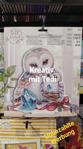 Bastelsachen bei Tedi #diamondpainting #shorts #bastelnmitkindern #basteln #kreativ #kreatif #diy