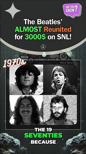 The Beatles’ $3,000 SNL Reunion That Almost Happened (1976)