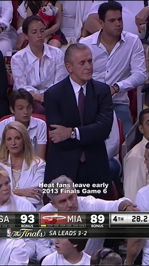 Miami Heat Fans Leave Early 2013 NBA Finals Game 6