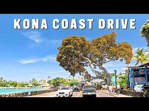 Kailua-Kona to Waikoloa Drive | Relaxing Coastal Drive on Hawaii’s Big Island 4K