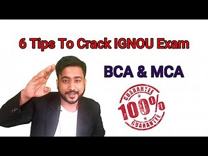 How to pass in IGNOU Exam || MCA & BCA || 6 Tips || Hindi