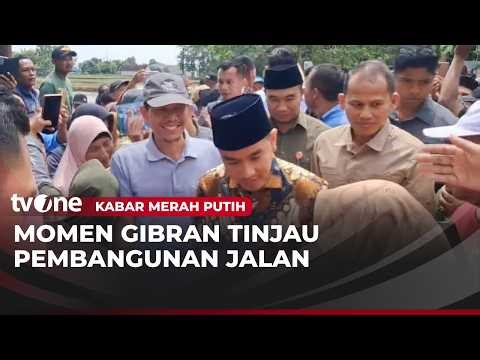 Vice President Gibran Inspects Village Road Repairs in Sragen | Red and White News