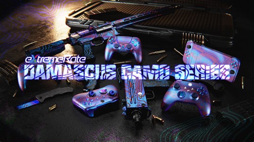 全机型适配！eXtremeRate易极改 大马士革迷彩系列面壳正式发布！