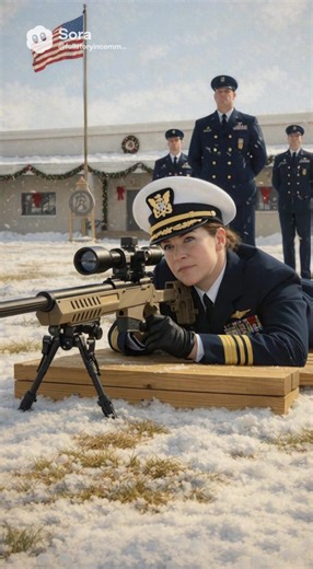 THE ADMIRAL PICKED UP THE SNIPER RIFLE. THE SOLDIERS LAUGHED. THEN SHE FIRED. "She's gonna break a nail," a private snickered. Admiral Vance ignored him. She smoothed her skirt, kicked off her polished heels, and lay down in the dirt behind the massive Barrett .50 cal. The soldiers around her exchanged amused looks. To them, she was just "Brass." A paper-pusher who signed checks. They didn't know she grew up in the Montana mountains with a father who didn't believe in second shots. "Range hot!"
