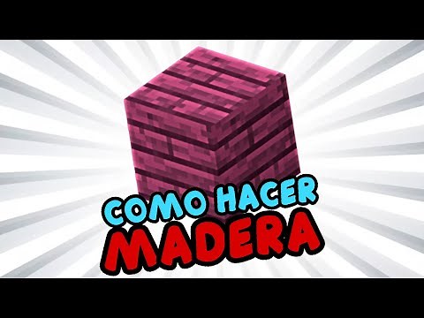 COMO HACER MADERA EN MINECRAFT | MINECRAFT PARA PRINCIPIANTES