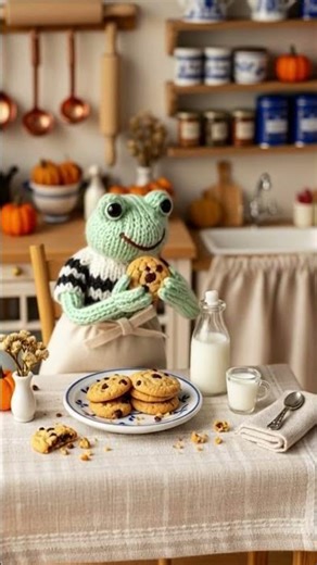 쿠키 간식 먹는 개구리 셰프 🐸🍪 | Froggy Cookie Snack Time