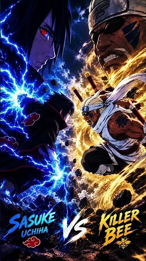 🔥 Sasuke vs Killer Bee — Deadly Battle