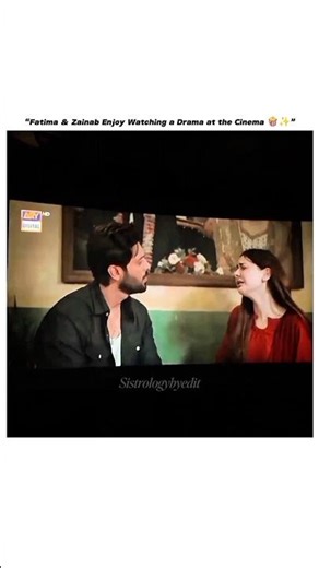 “Fatima & Zainab Enjoy Watching a Drama at the Cinema👀🍿✨” |#sistrology#fatimafaisal#shorts #trending