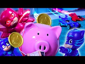 Piggy Bank Problems!  PJ Masks Creations Episode  NEW SERIES  PJ Masks Official - Videos For Kids