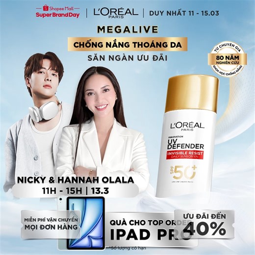 628 reactions · 24 comments | SĂN SIÊU DEAL L'OREAL PARIS CÙNG...