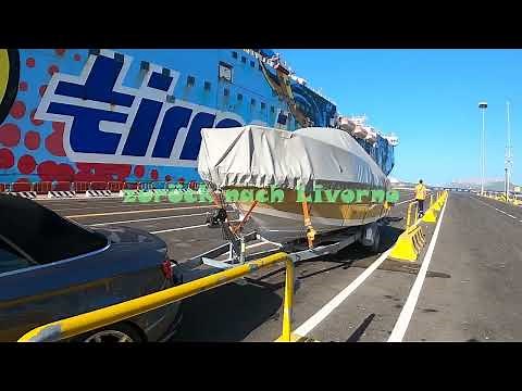 Ferry to Sardinia with car, boat, and dog - Moby Lines / Tirrenia from Livorno to Olbia and back