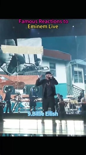 Famous Reactions to Eminem Live