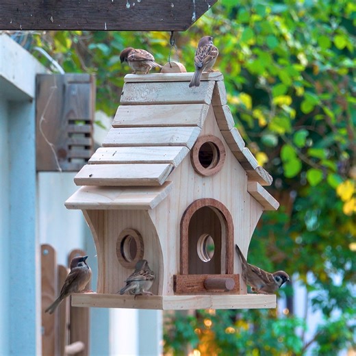 The Best Way To Use Old Wood The Perfect Wood Recycling Project for Bird House and Bird Feeder | Woodworking Tools TV