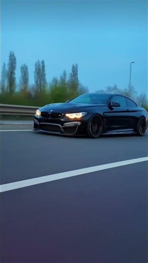 🖤 BMW M4 Black Beast on the Highway 💀🔥 | Pure German Power