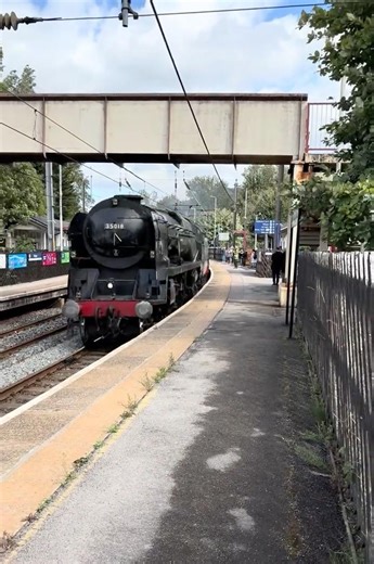 FOUR steam locomotives in convoy! #train #trainspotting #steamtrain