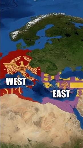 How Rome Became Three Empires #historyfacts #facts