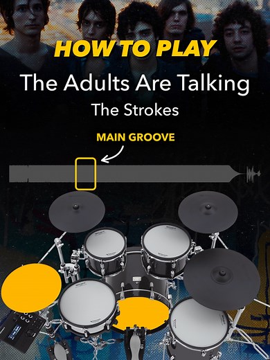 Learn to Play The Strokes' Drumming Groove Tutorial