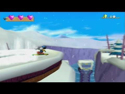 Playthrough Klonoa 2: Lunatea's Veil 18: Snowboarding