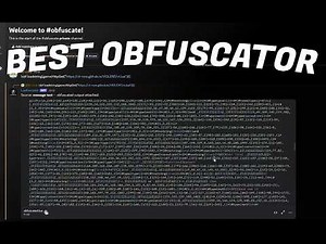 New Roblox Lua Obfuscator! | Protect your Roblox Scripts! | Free + Fast + Efficient