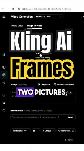 Kling AI Frames Explained! Create Motion Between Images Like a Pro!