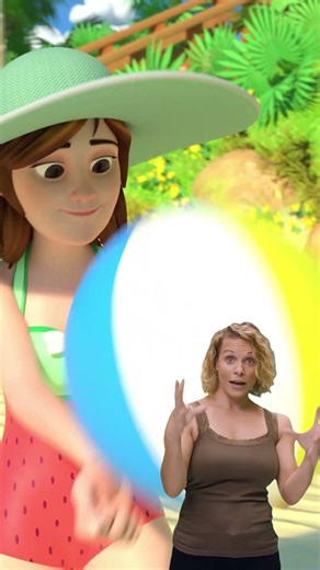 HOW TO: Let's Learn "Beach" in Sign Language 🏄🌞⛱️