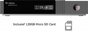 Rebox RE-8401UHD S-PVR 4K Android single-tuner satellietontvanger + 128GB opslag | bol