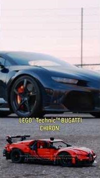 Building a LEGO Technic BUGATTI in a BUGATTI at 300km/h