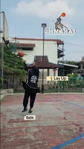 Belajar teknik dasar Basket ball, Lay up shot Teknik tembakan dalam bola basket.