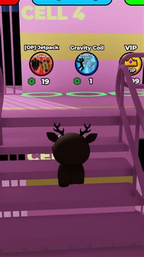 CuteDeer Escaping FROM MUSCLE POLICE & WOMAN PRISON RUN