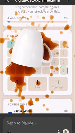 Claude made this for me ft. html file #shorts #claude