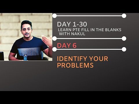 Day :6 Learn PTE Fill in the blanks with Nakul [day 1-30]