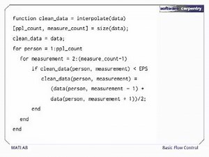MATLAB - Episode 5 - Basic Flow Control