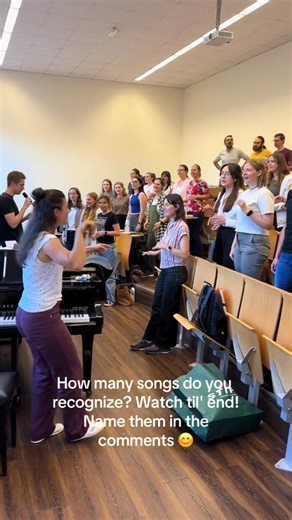 The song is truly a big challenge - but we accept EVERY challenge!  how many songs were you able to recognize Can you name them #guessthesong #voicechoir #daftpunkchallenge #pentatonix #vienna #medley | V O I C E Choir | Facebook