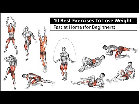10 Best Exercises To Lose Weight Fast at Home (for Beginners)