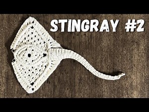 Macrame Stingray #2 | Easy Macrame Fish Tutorial