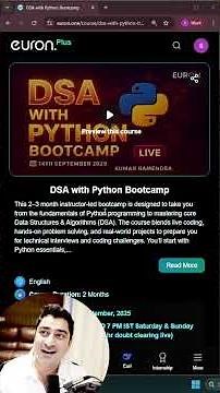 Master DSA with Python | Starts 14th Sep