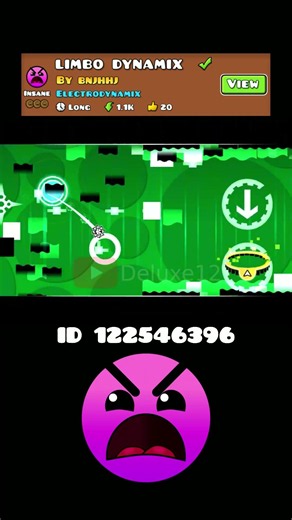 INSANE SAVE in Limbo Dynamix 🔥 #geometrydash #shorts #trending