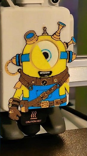 Steampunk Minion – 3D Printed Extruder Mod 🔩🦾⚙️